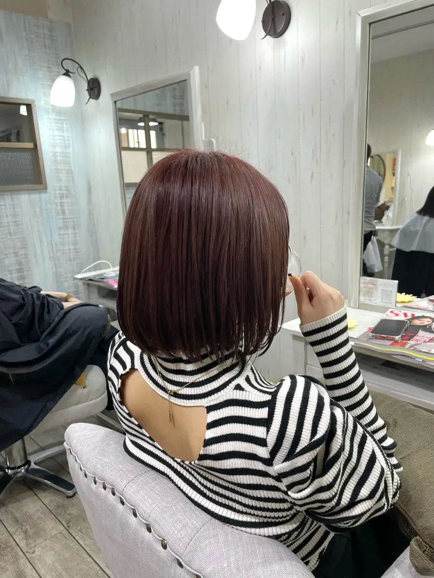 ショート ネモトメイナ🌿 今月末で退職しますのヘアスタイル