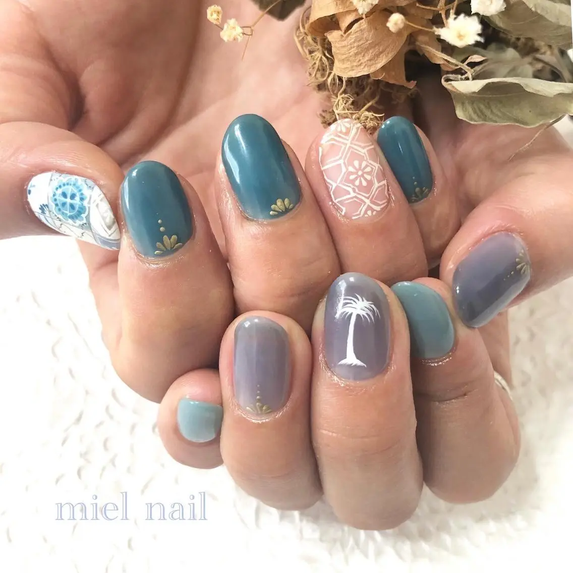 ネイル ハンドネイル miel nailのネイルデザイン