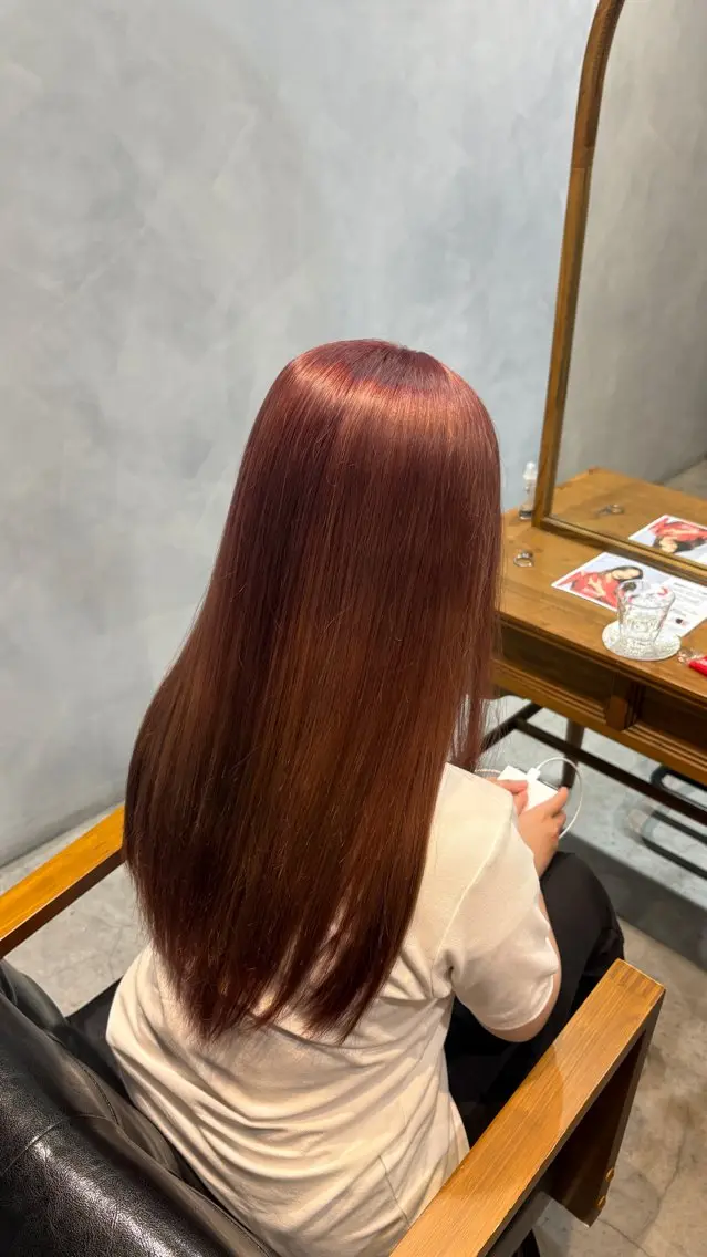 ロング パープルカラー りん/神楽坂 カットモデル募集💈のヘアスタイル