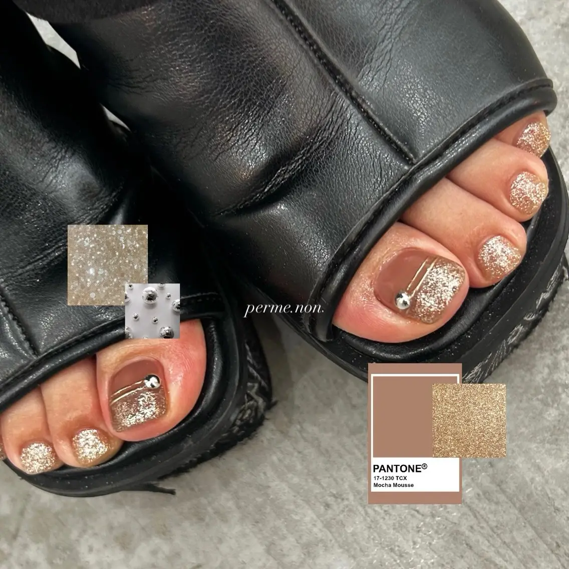 ネイル キラキラネイル 【perme.】 山根☆*:.｡.のネイルデザイン