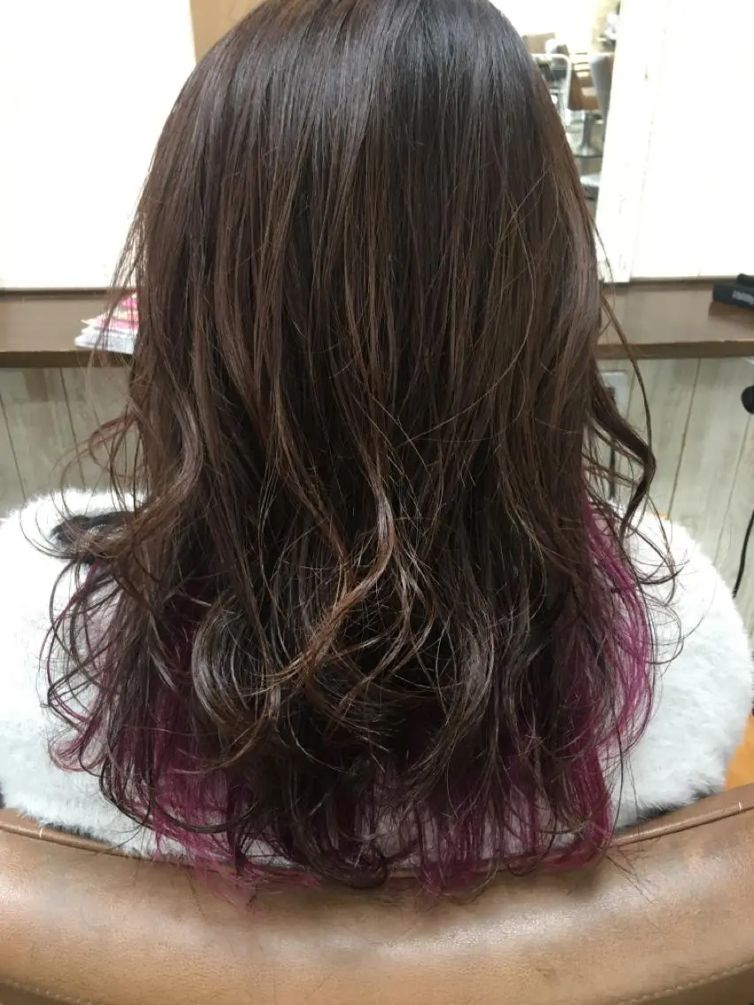カット+インナーカラー+アミノ酸トリートメントの写真