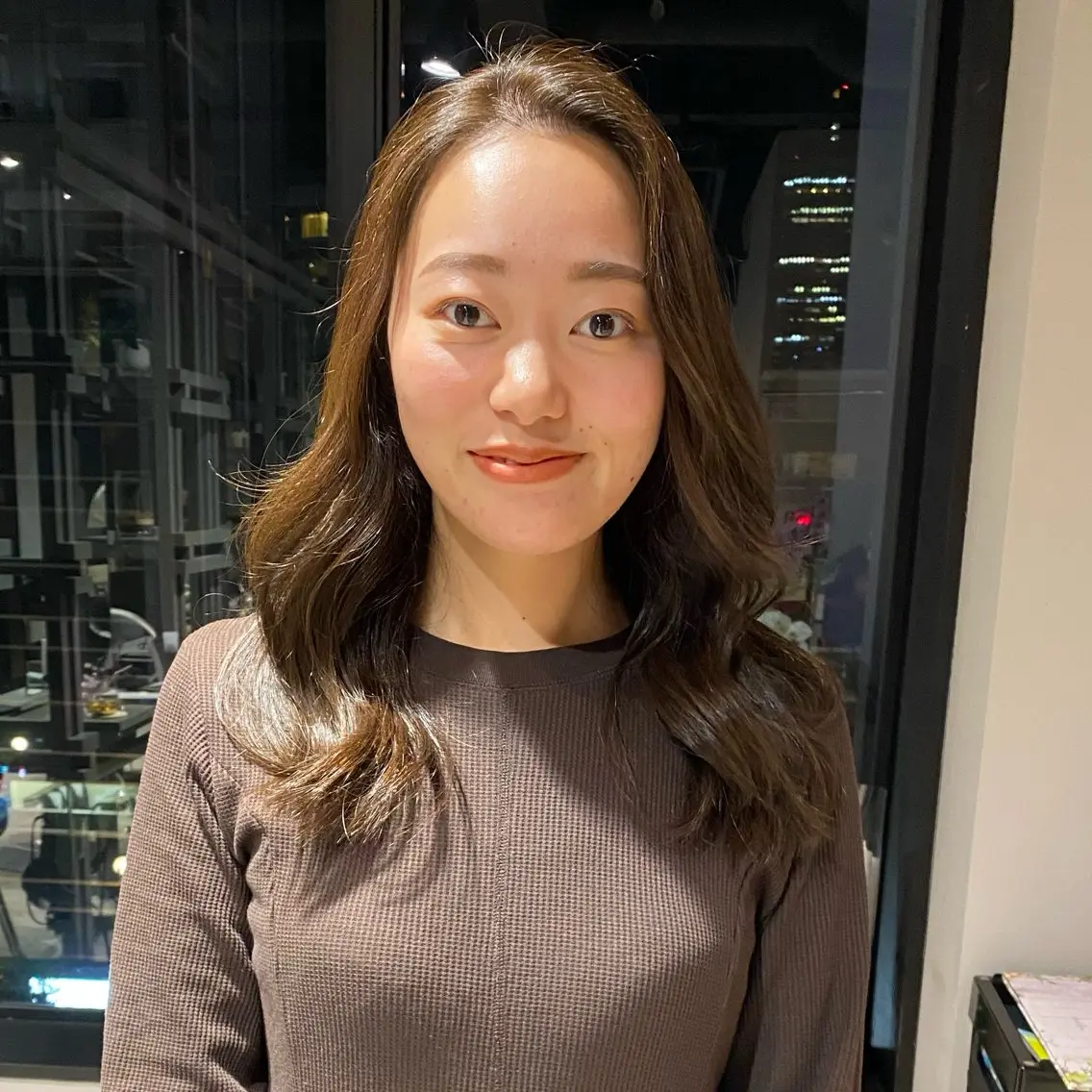 ロング ハイライト 髪質改善 レイヤーカット ショート職人 美容師【KENTA】のヘアスタイル