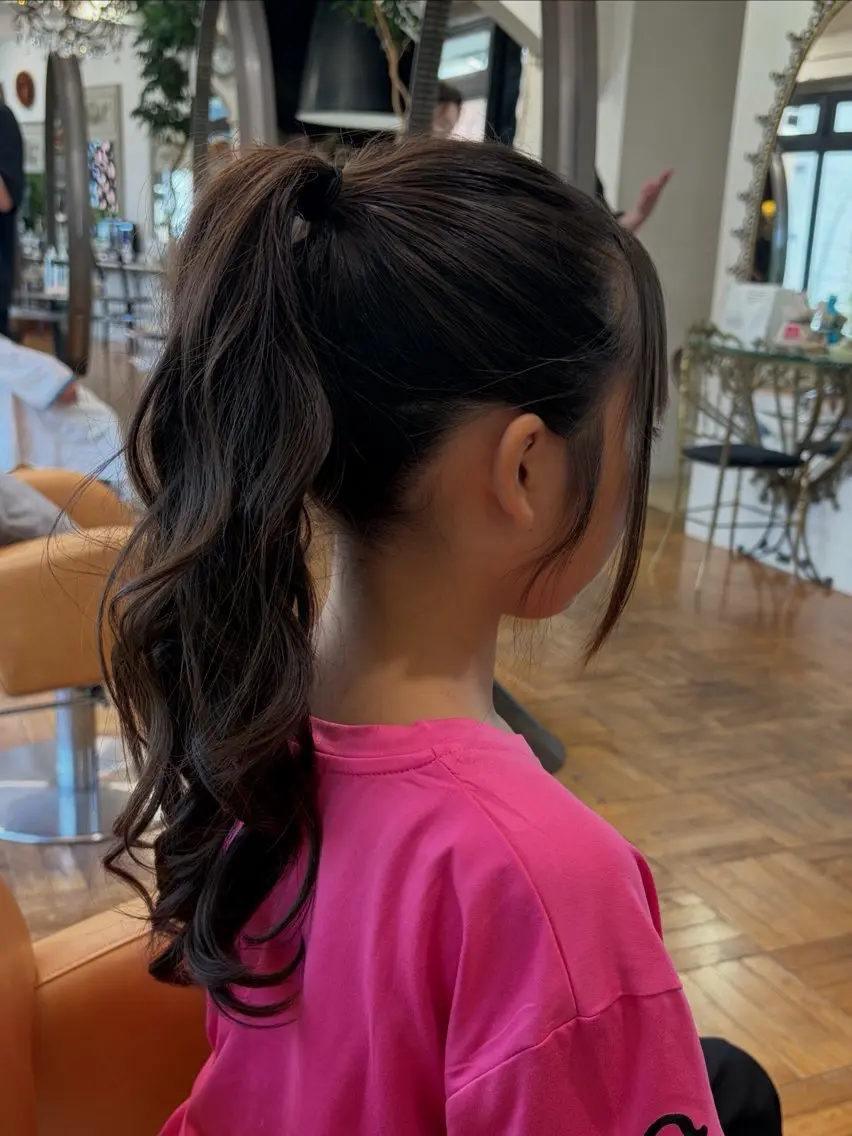 ヘアアレンジ 原 一楓のヘアスタイル