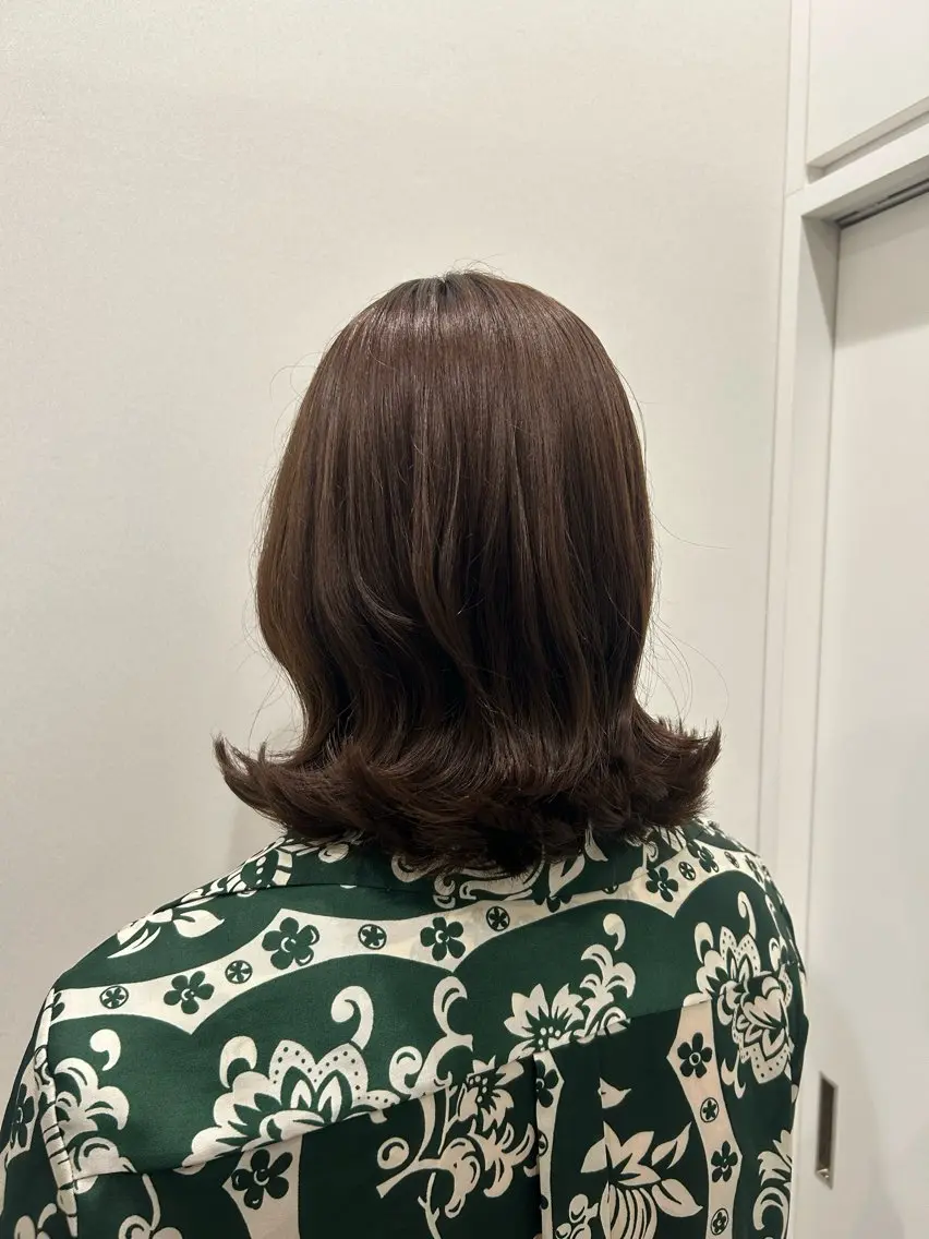 ミディアム 無料カットカラー/ モデル募集💈市川春のヘアスタイル