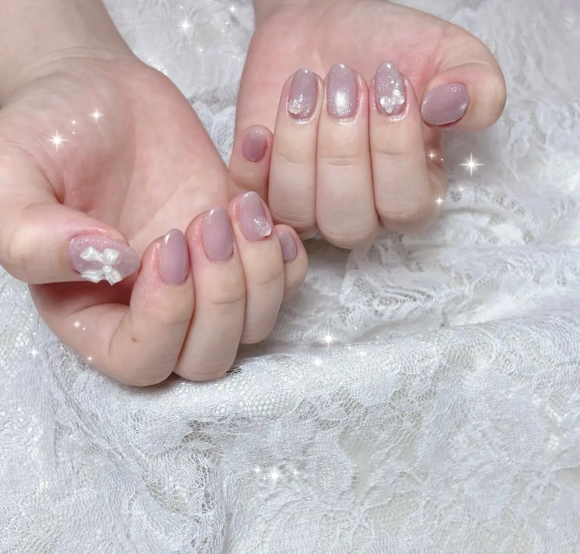 ネイル マグネットネイル ハンドネイル FLARE NAIL フレアネイルのネイルデザイン