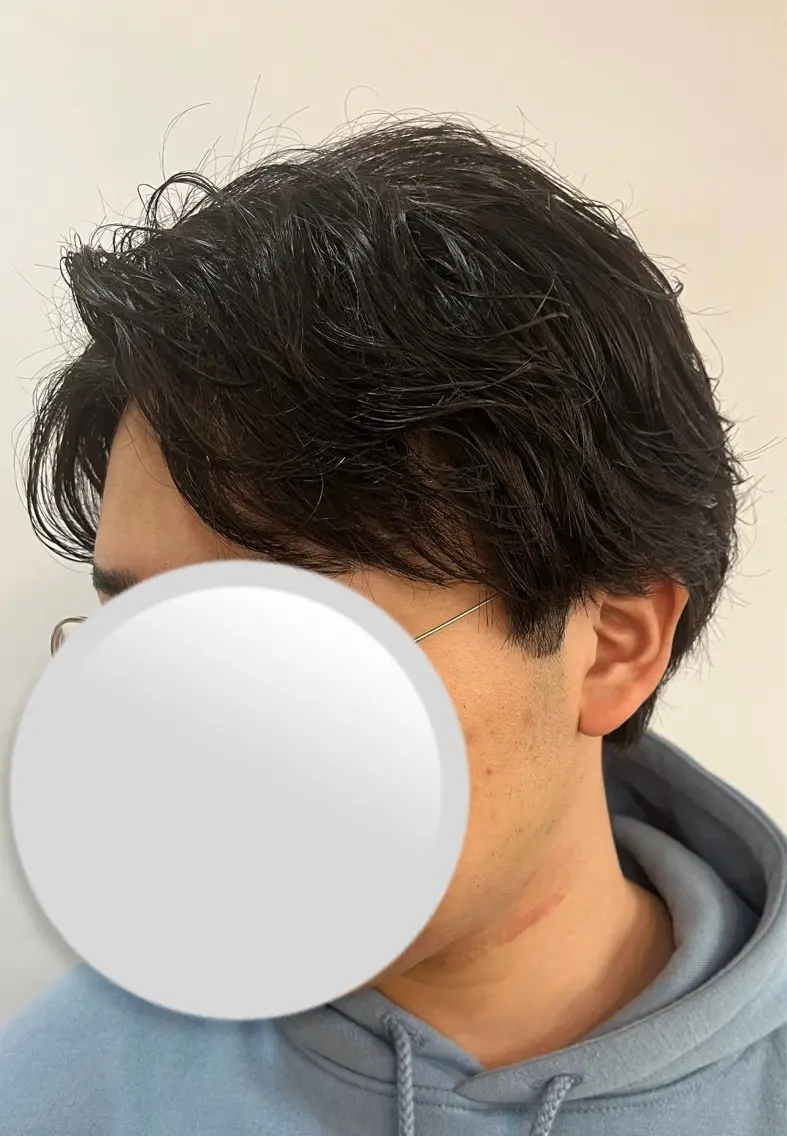 ショート メンズ メンズパーマ 野田 琉佳のヘアスタイル