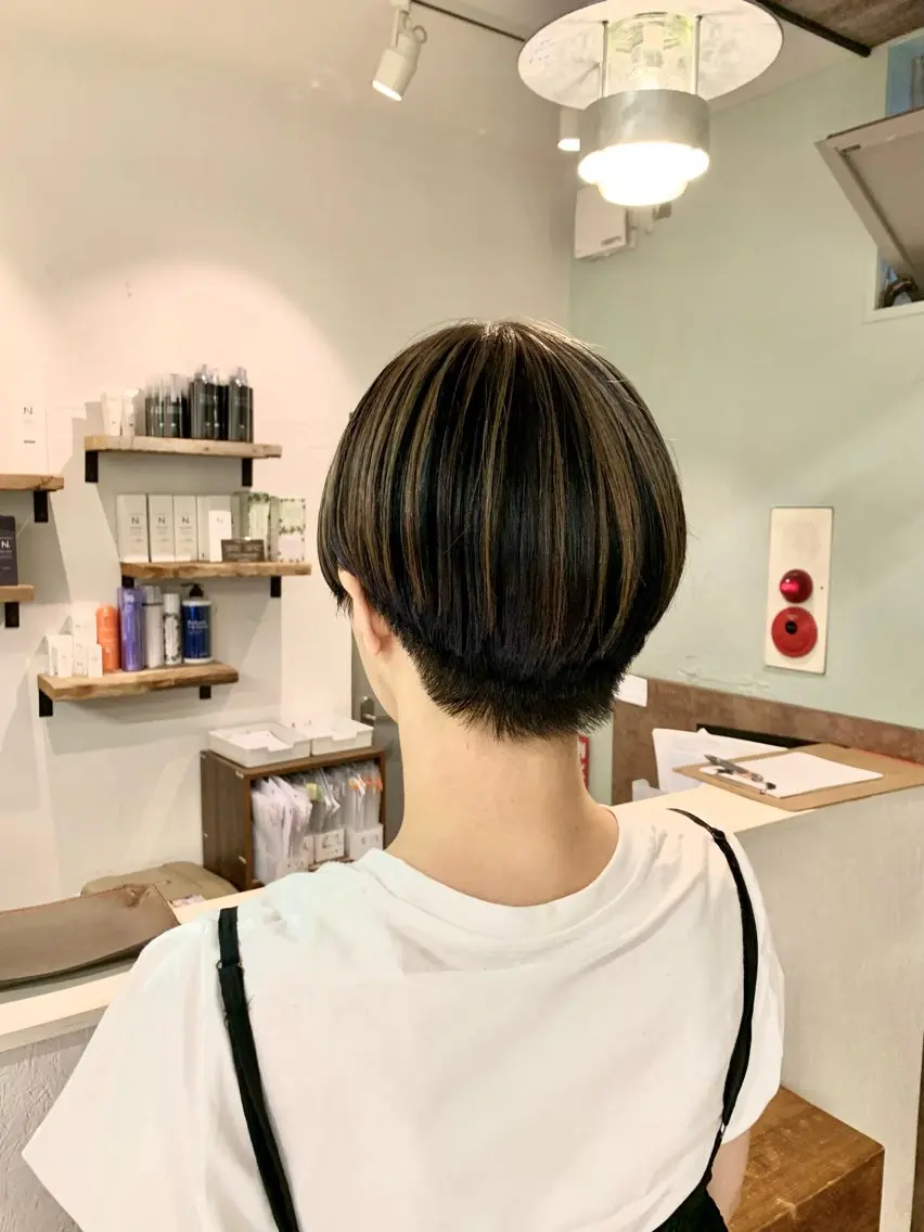 ショート rinrin 天文館のヘアスタイル
