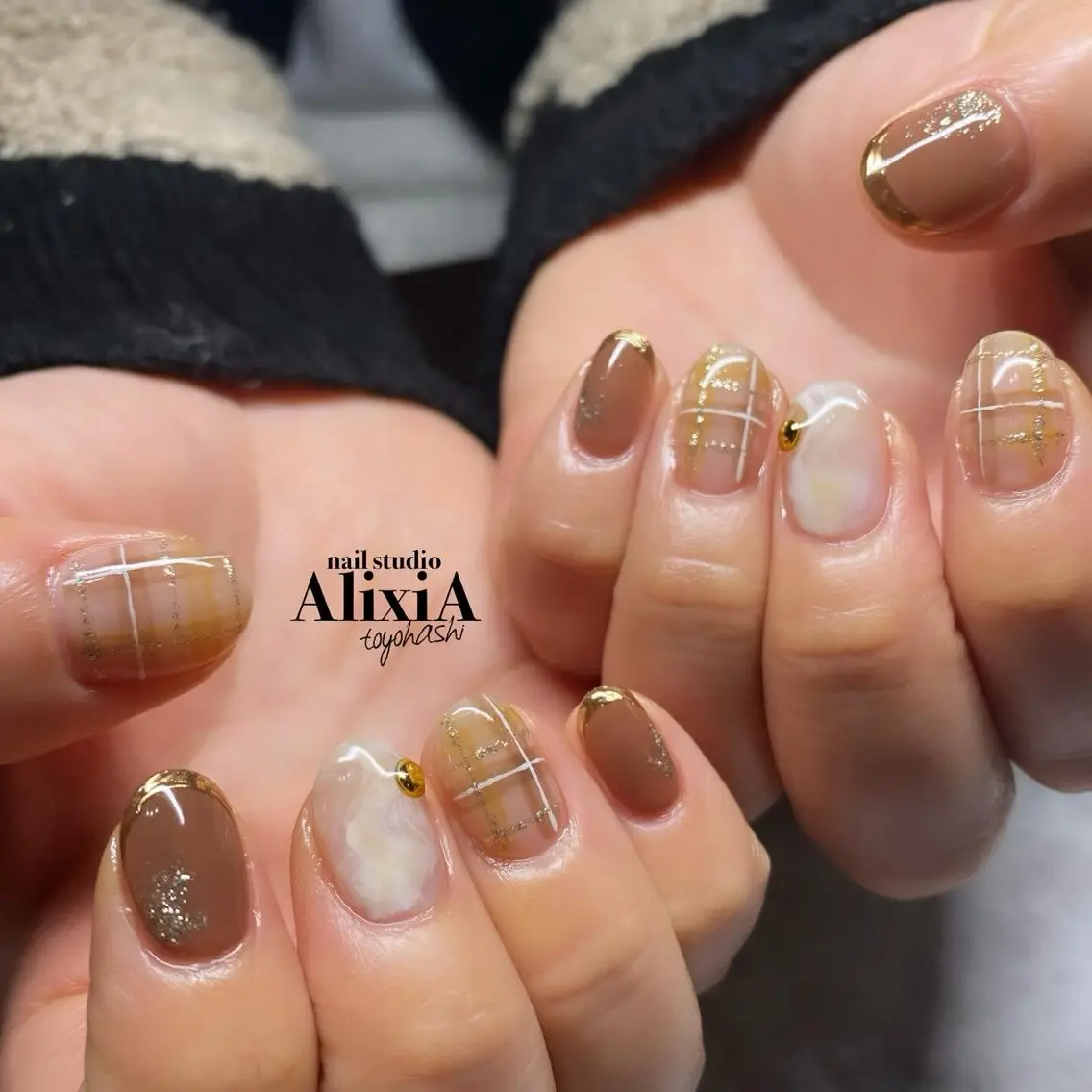 ネイル ハンドネイル AlixiA ゆみのネイルデザイン