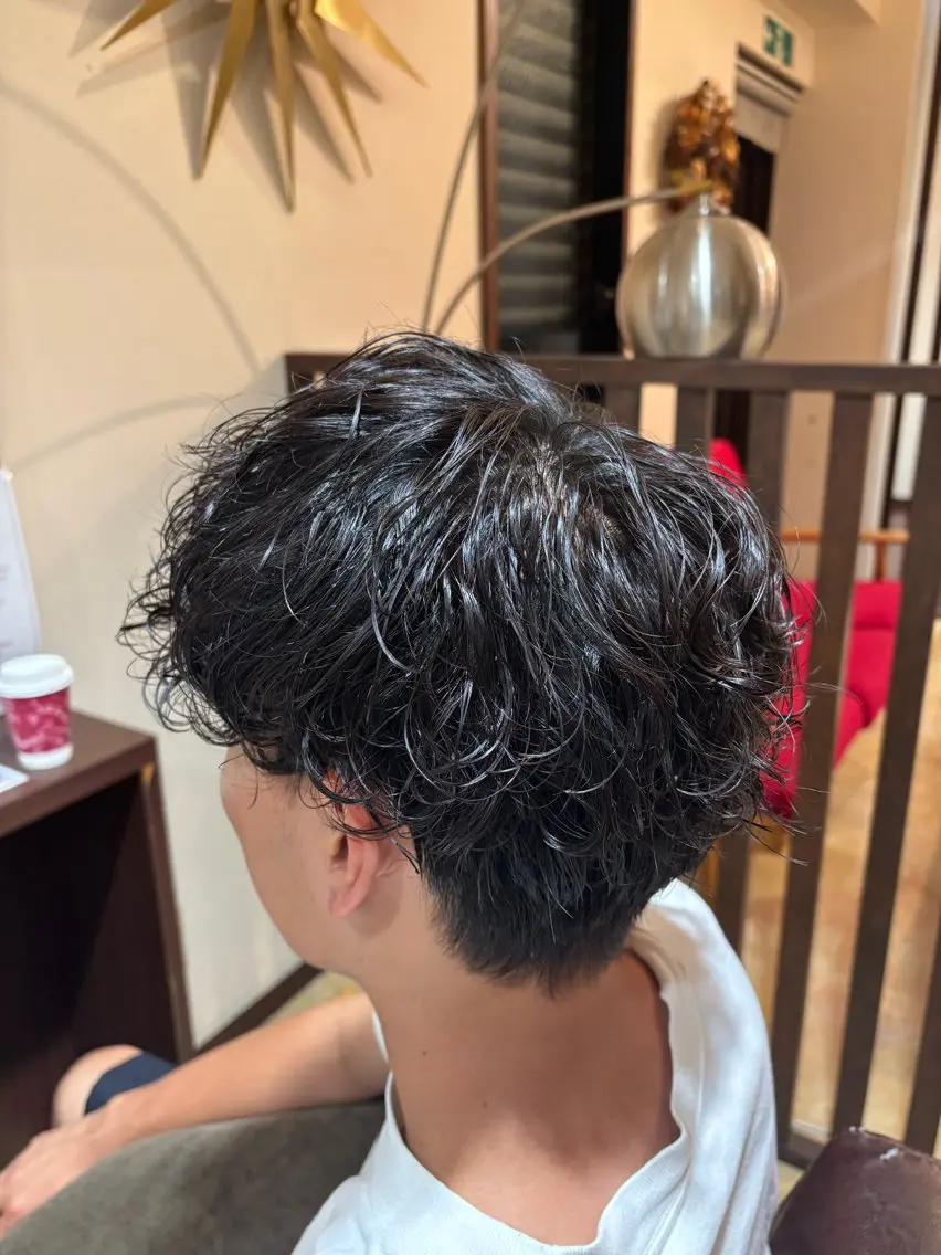 パーマ メンズ メンズパーマ カット パーマ 三嶋 陽友のヘアスタイル