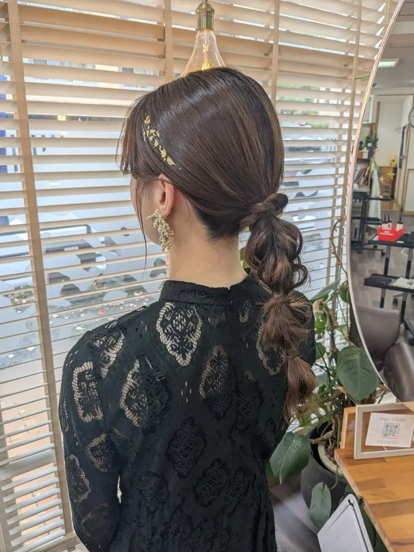 ロング ヘアアレンジ ヘアセット miku ヘアセット/着付けのヘアスタイル
