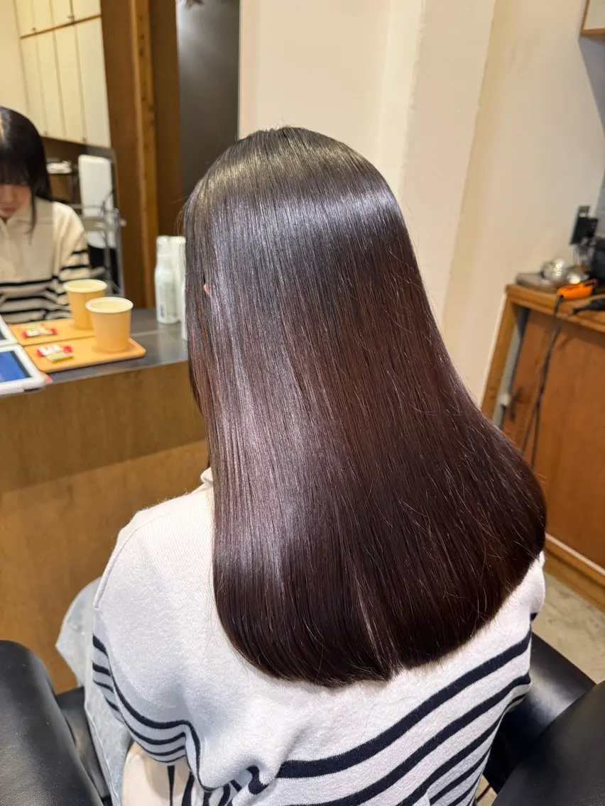 《新規様限定》カット＋ストレートパーマ＋スチームトリートメント付きの写真