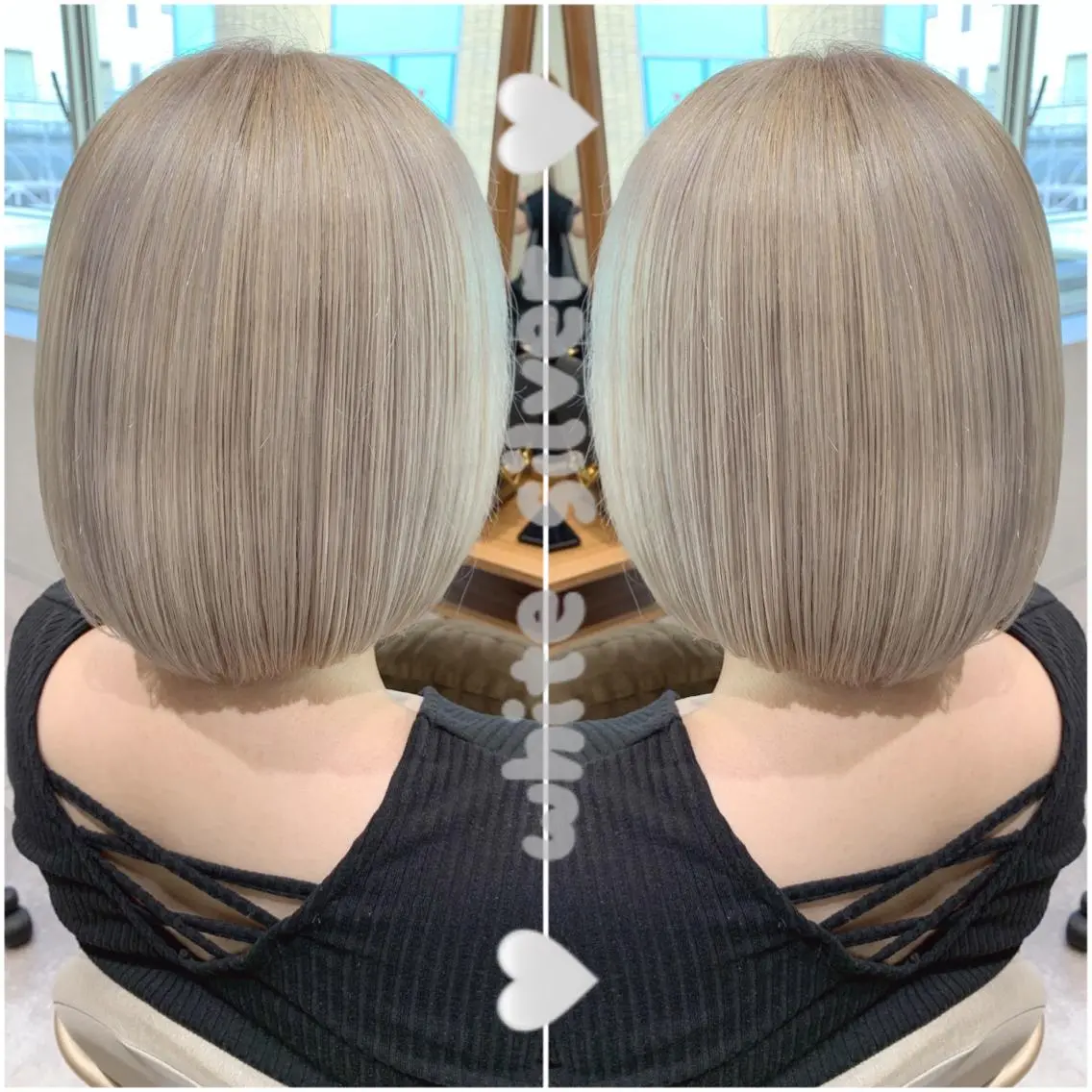 ショート カラー ヘアアレンジ 韓国hair🦋 Nanaのヘアスタイル
