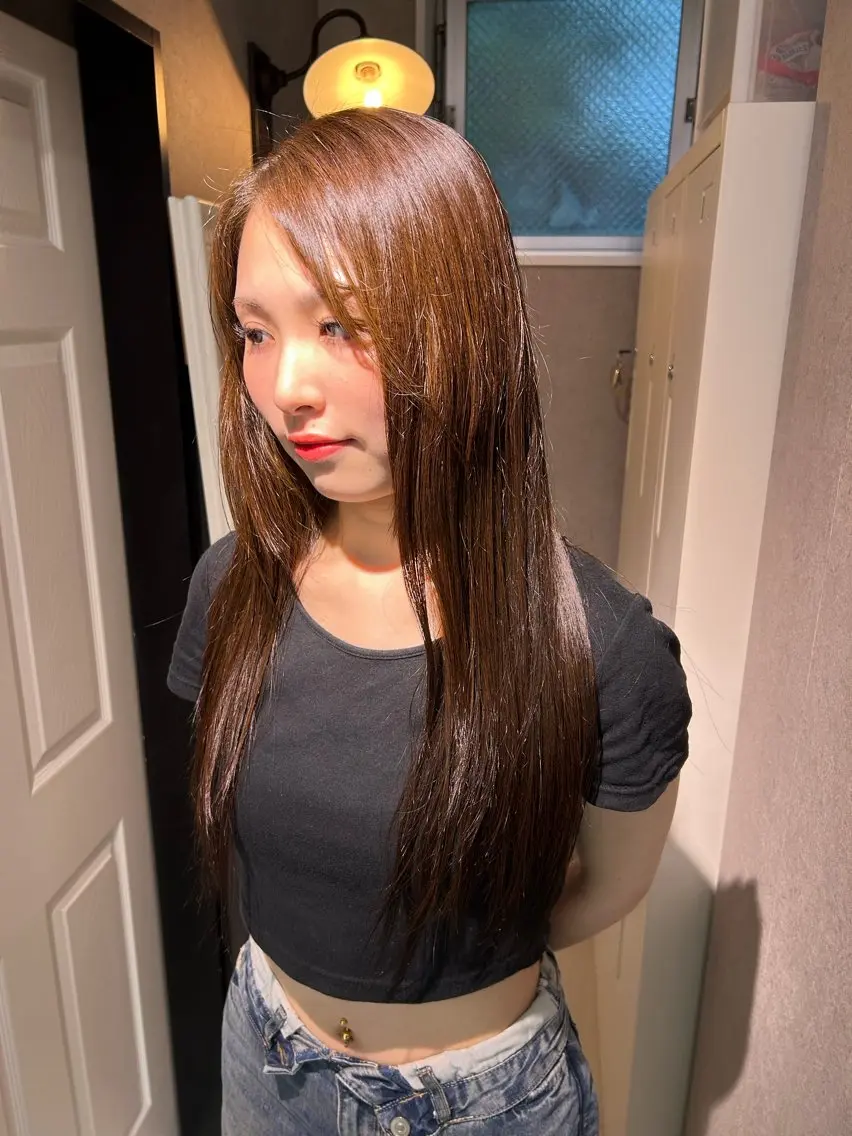 ロング カラー Takahashi Mizukiのヘアスタイル