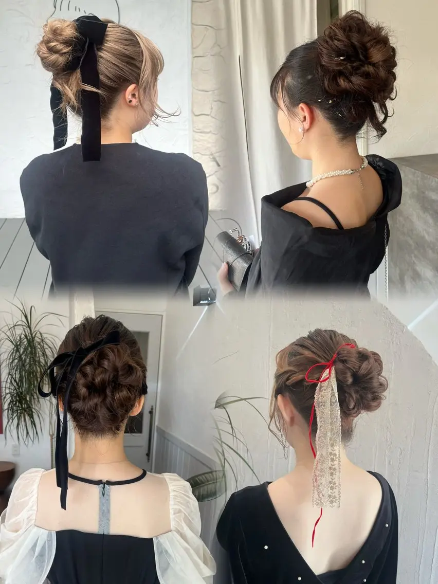 ヘアアレンジ ヘアセット 金沢市/美容師/ 岡島由希美のマツエク・マツパデザイン