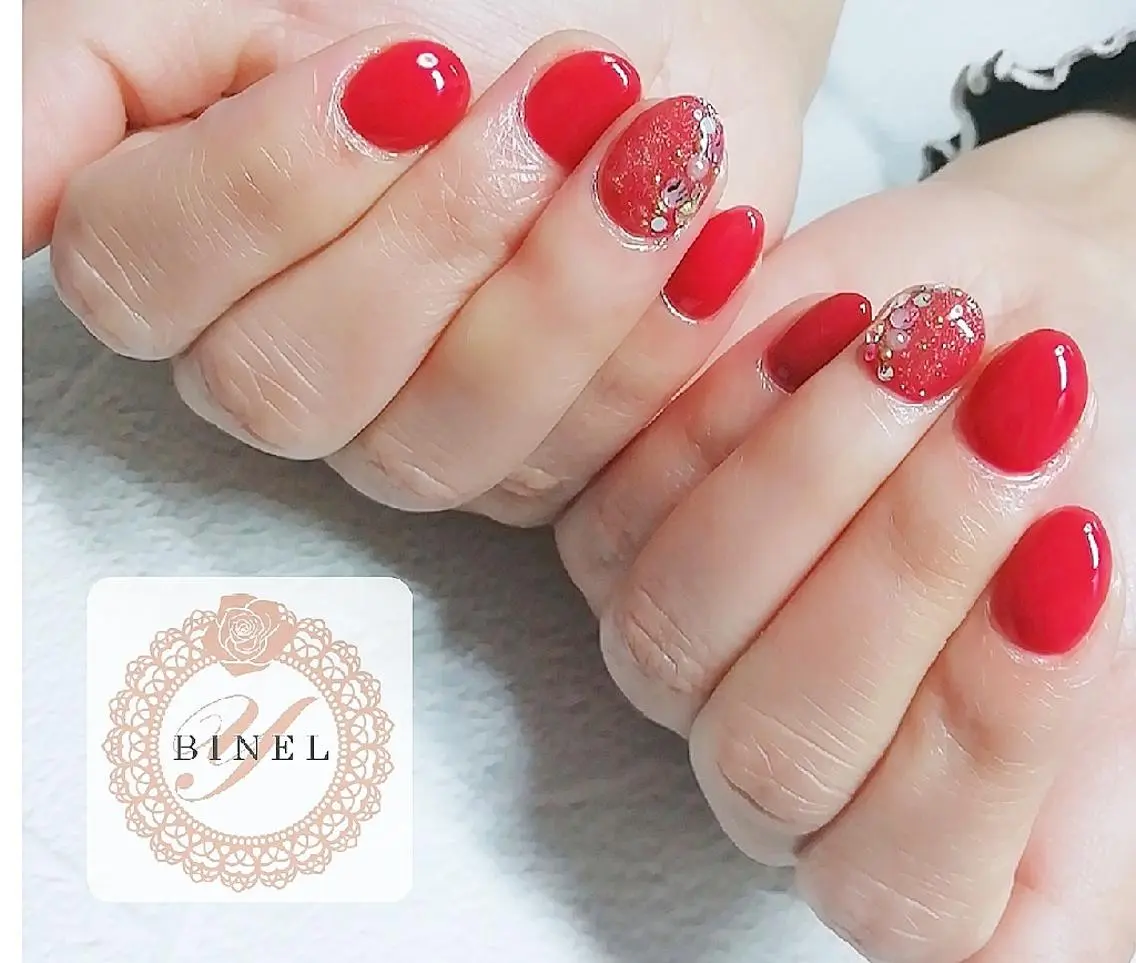 ネイル アートネイル ワンカラーネイル ハンドネイル Nail Salon Y.BINELのネイルデザイン