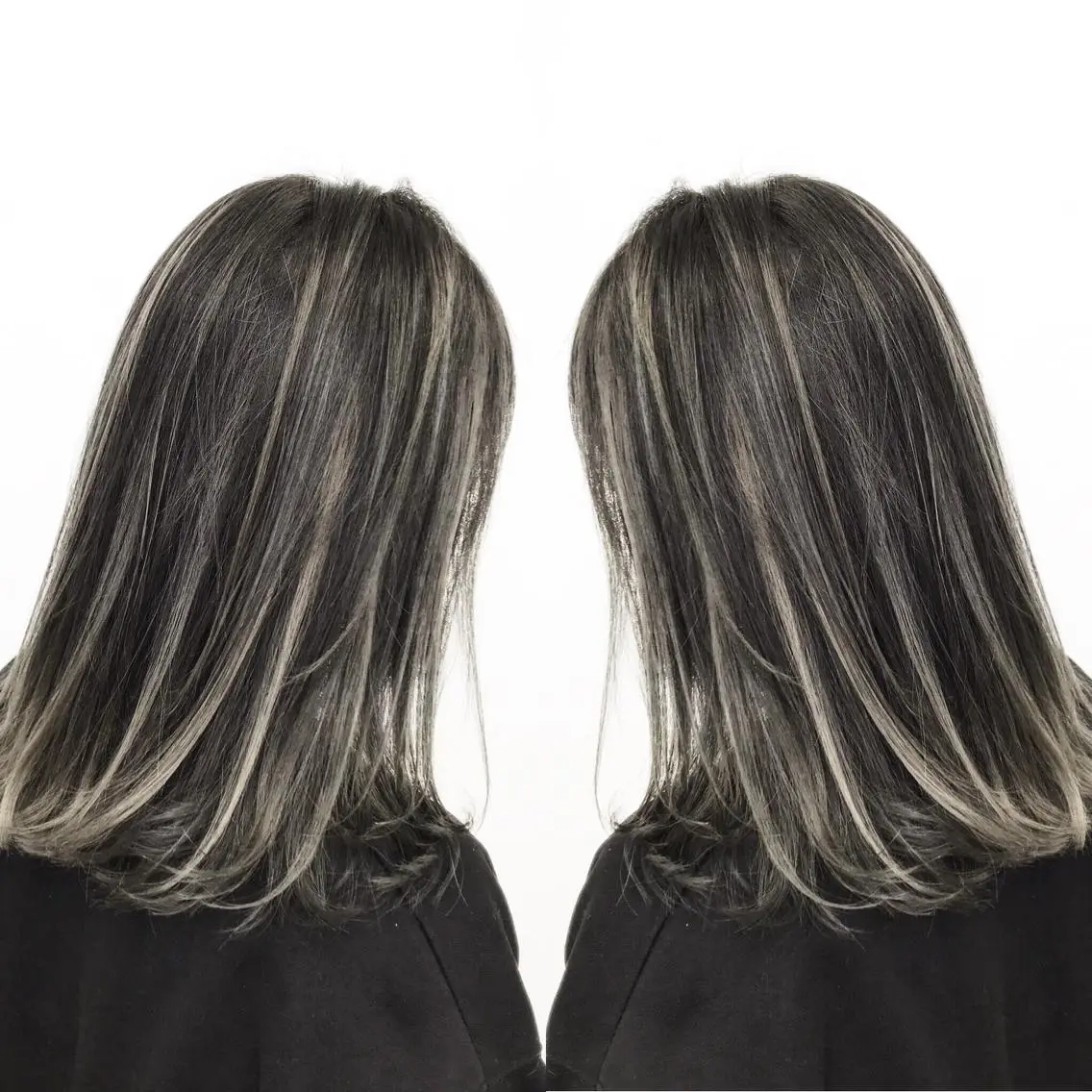 ミディアム カラー LUSTRE クロサワのヘアスタイル