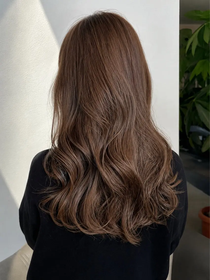 セミロング カラー カット ヘアカラー ✂️近澤瑠以✂️渋谷 💎透明感カラー💎のヘアスタイル