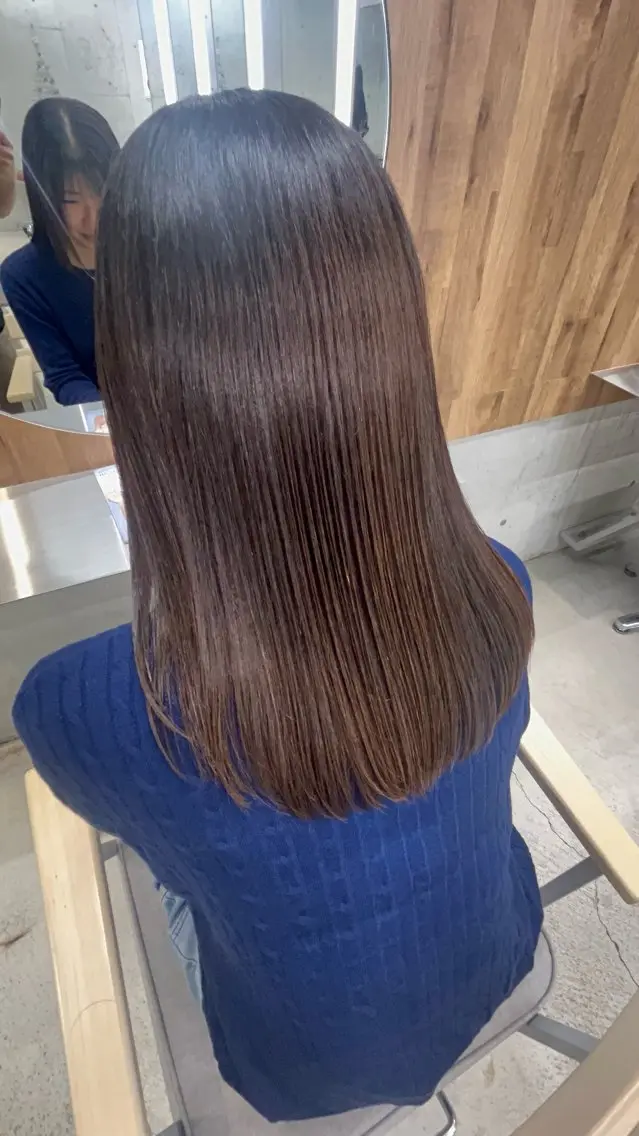 ロング ヘアカラー トリートメント ヘアセット 透明感カラー/ ブリーチ/💓パタオのヘアスタイル