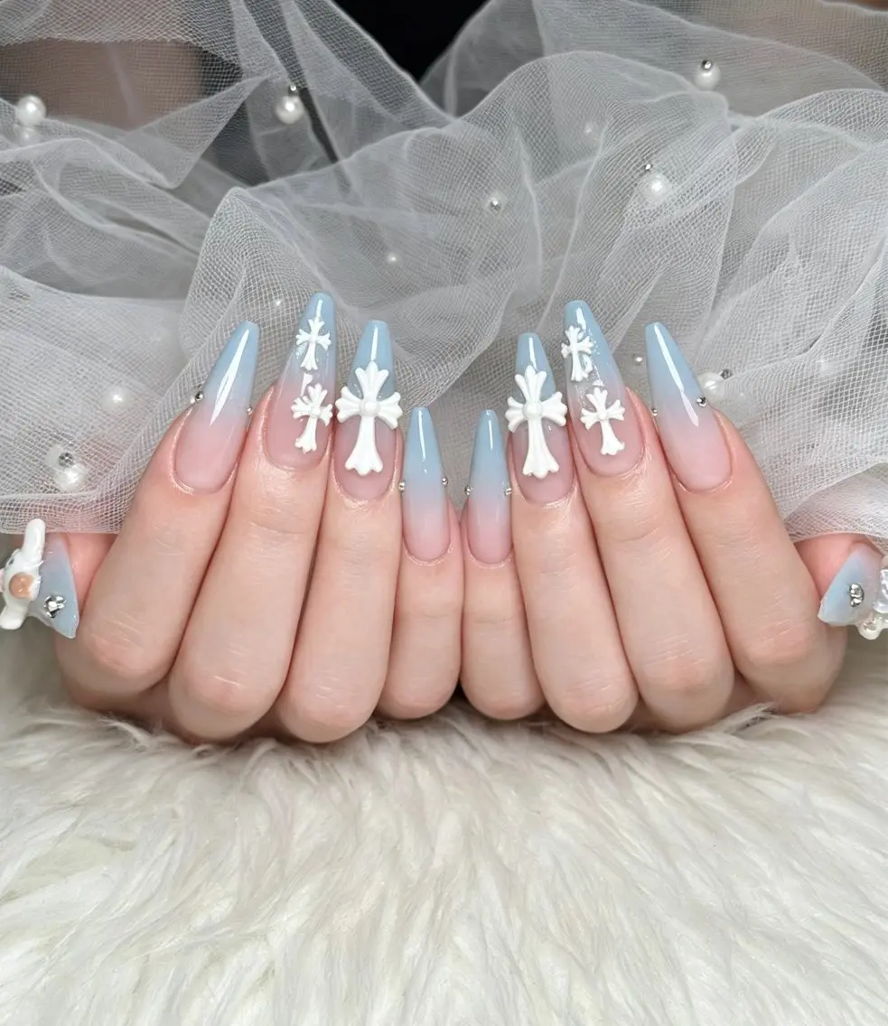 ネイル 長さ出し ネイルチップ ハンドネイル ハンドケア NEM.nail studio大国町店のネイルデザイン