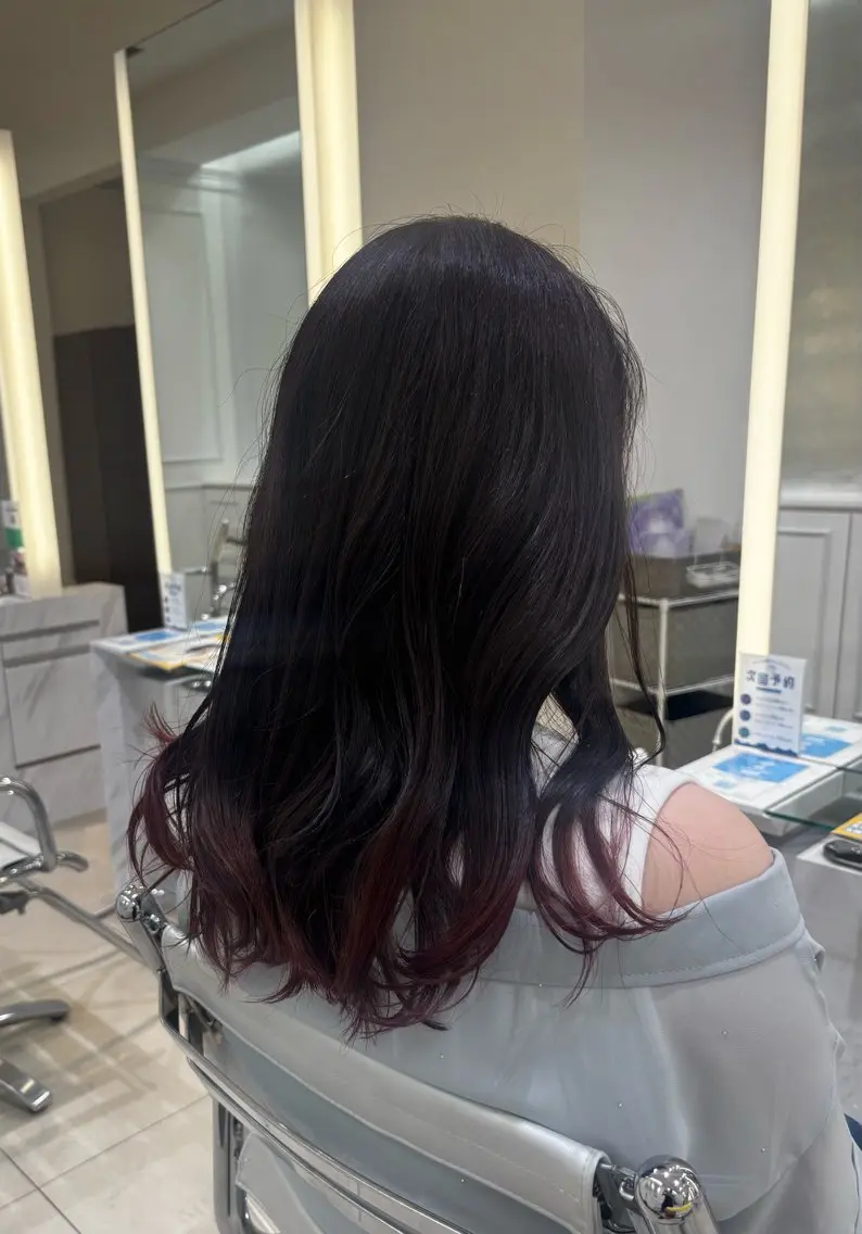 ミディアム カット ヘアカラー 🎀レイヤーカット 本日予約可/松田一成のヘアスタイル