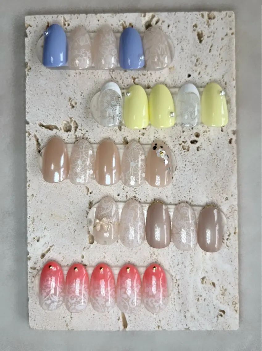 【期間限定】レース🌸 ケアオフ込み料金です。※フィルイン施術の写真