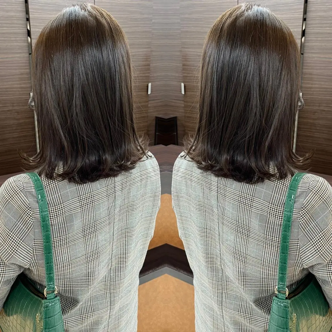 ミディアム カラー 透明感カラー カット ヘアカラー トリートメント ハタケヤマヨシキ ／BOOTHのヘアスタイル
