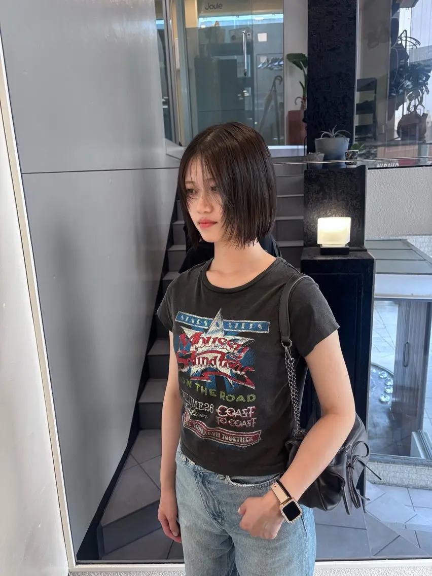 ショート カット トリートメント 竹田 佳奈のヘアスタイル