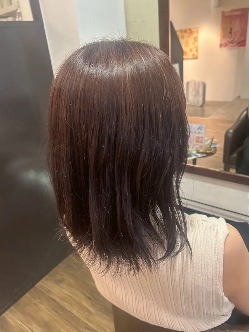 ミディアム ヘアカラー Flower🌼藤田 陽華のヘアスタイル