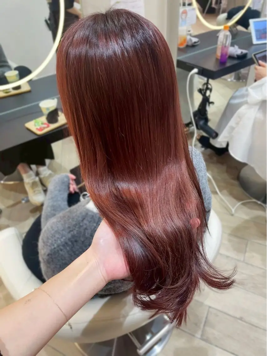 カラー ヘアカラー 🎀💕暖色/ツヤ髪 🌸Konoeのヘアスタイル