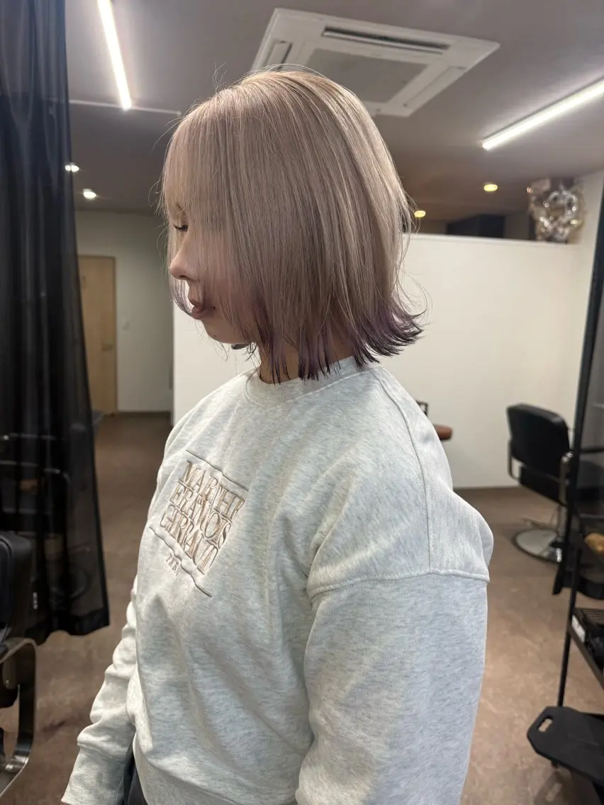 ミディアム ヘアカラー 6月期間限定 今だけクーポンありのヘアスタイル