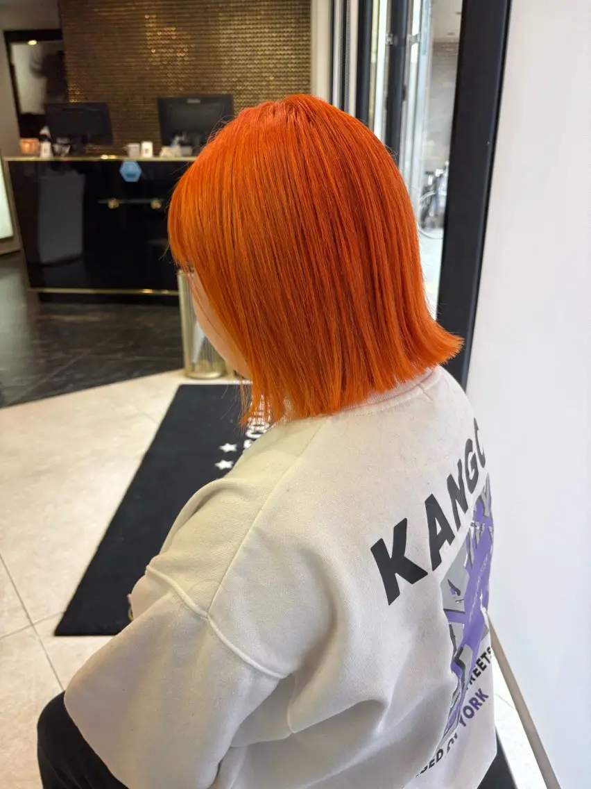ミディアム ヘアカラー 山岸 朱里のヘアスタイル