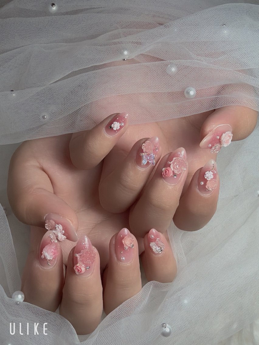 ネイル フットネイル フレンチネイル グラデーション 韓国ネイル ロングネイル ハンドネイル Miyabie' Nail Salonのネイルデザイン
