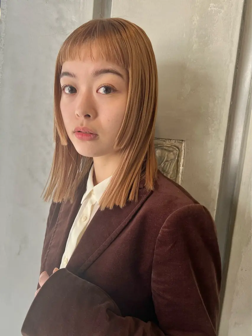 ショート カラー ブリーチ ケアブリーチ トリートメント 💎透明感カラー特化 💎TAISEIのヘアスタイル