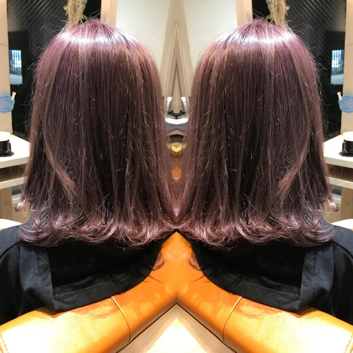 ミディアム カラー 髪質改善特化 ミサワコウキのヘアスタイル
