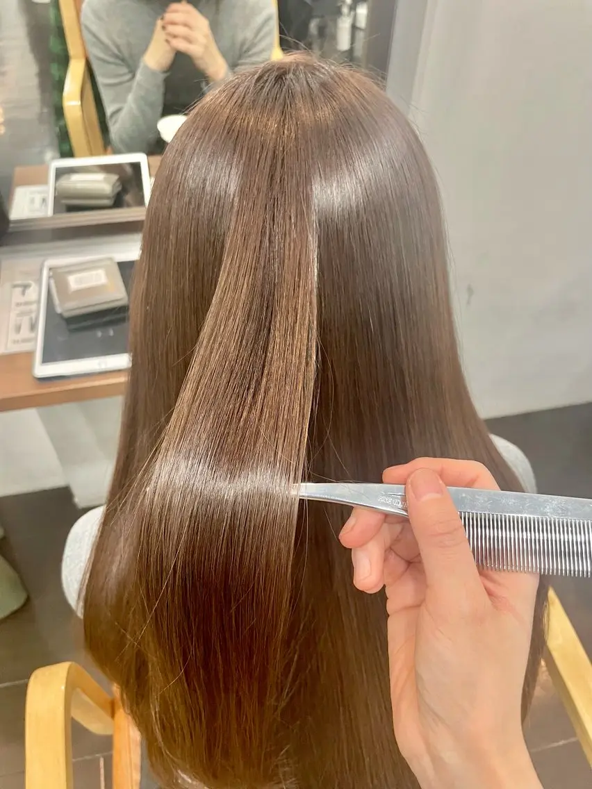 美髪✨カット+カラー+髪質改善TOKIOリミテッド✨の写真
