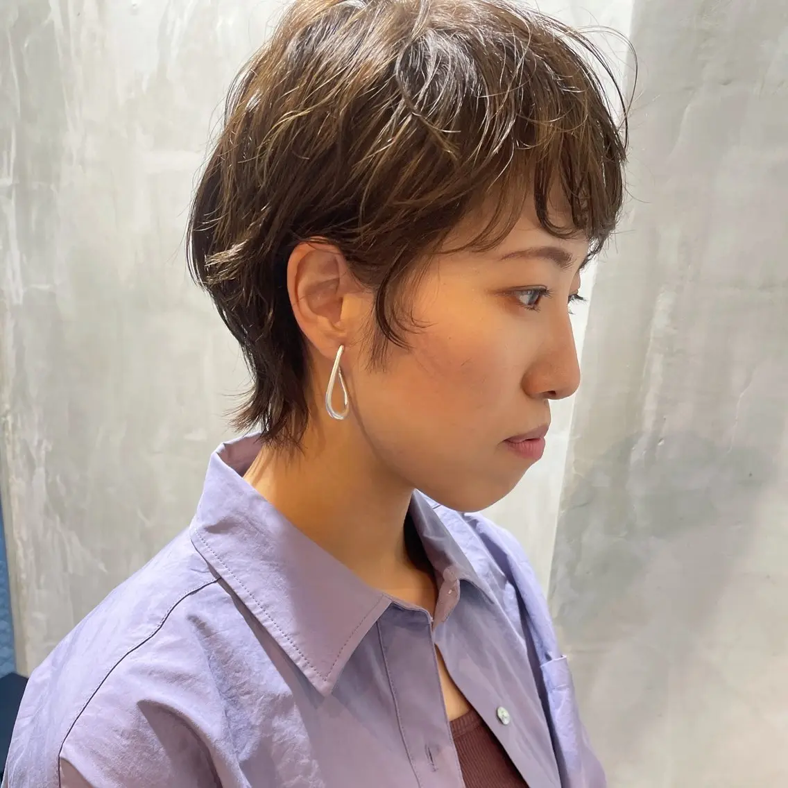 ショート ヤマモト マイのヘアスタイル