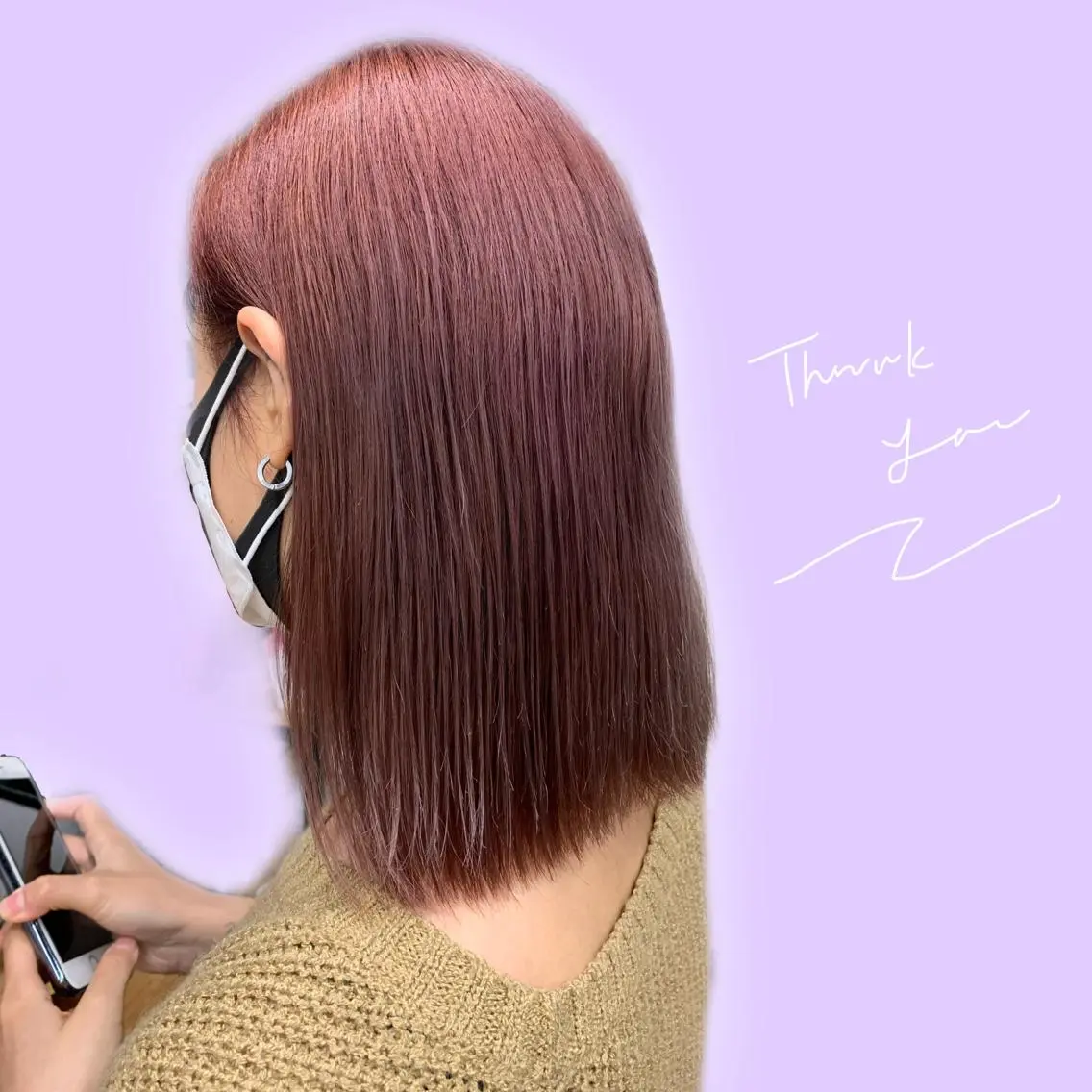 ミディアム カラー 韓国風ヘア 🫧 みゆ🫧のヘアスタイル