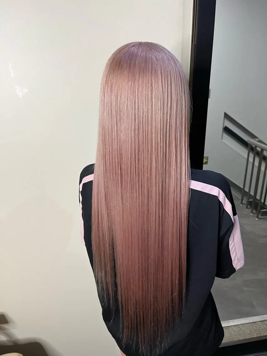 《上品な柔らか》ブリーチダブルカラー×最新Deep layer 3stepトリートメントの写真
