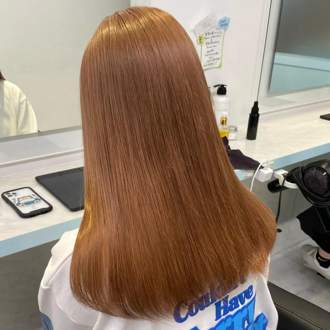 🧸カット+ブリーチなしダブルカラー🧸ベージュカラーにしたい方はこちら✊🏻🤍の写真