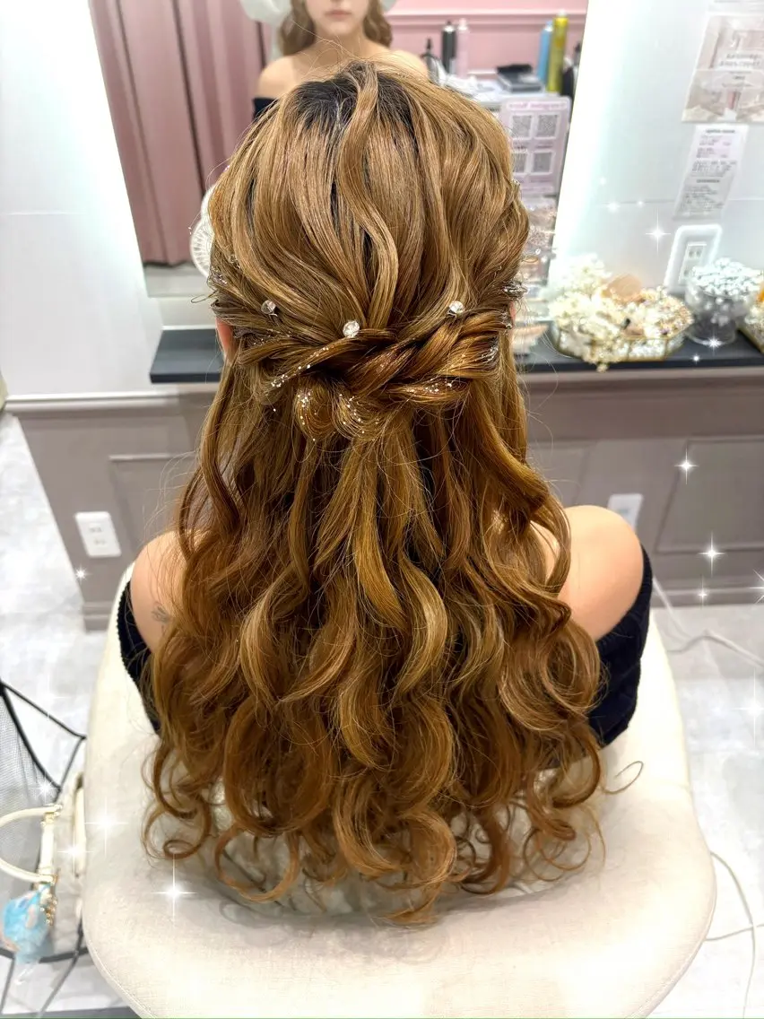 ヘアアレンジ lien eriiのヘアスタイル