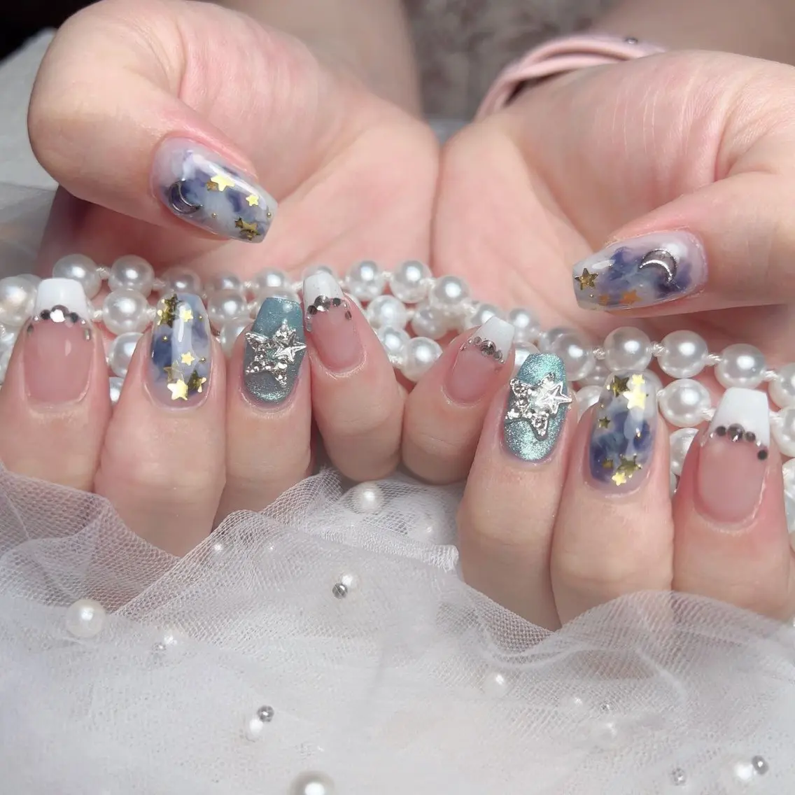 ネイル ハンドネイル M 🌷Nail 長さだし専門店のネイルデザイン