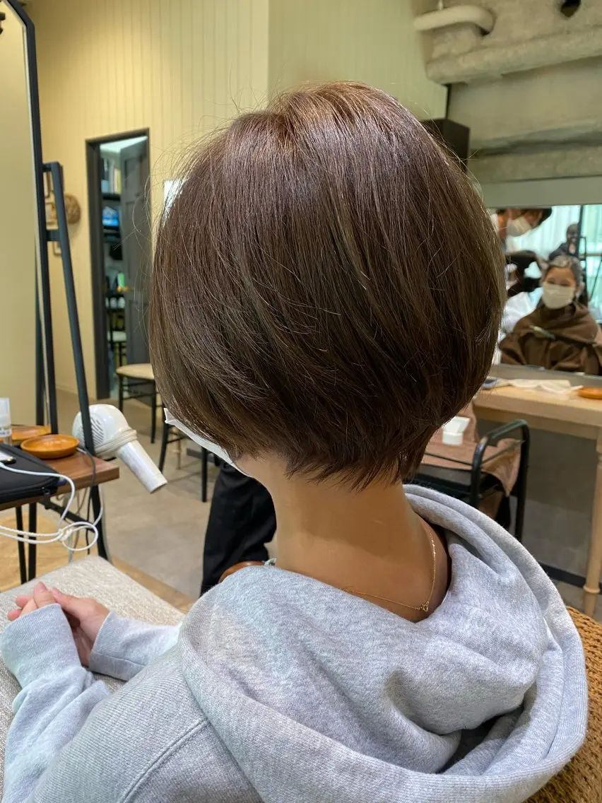 ショート カラー 新宿 / Aujua ソムリエ🫧森田涼介のヘアスタイル