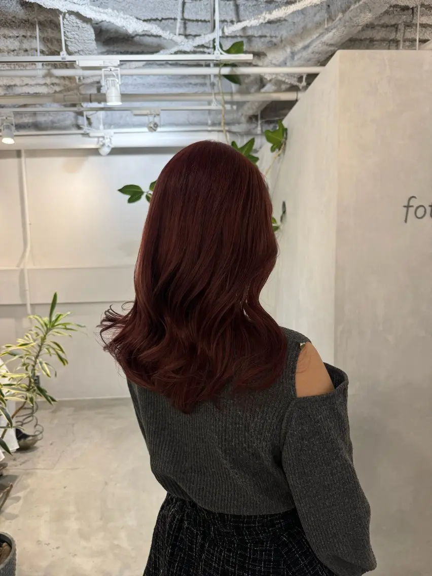 セミロング カット ヘアカラー トリートメント 新宿/顔周りカット +レイヤー=しずく♩のヘアスタイル