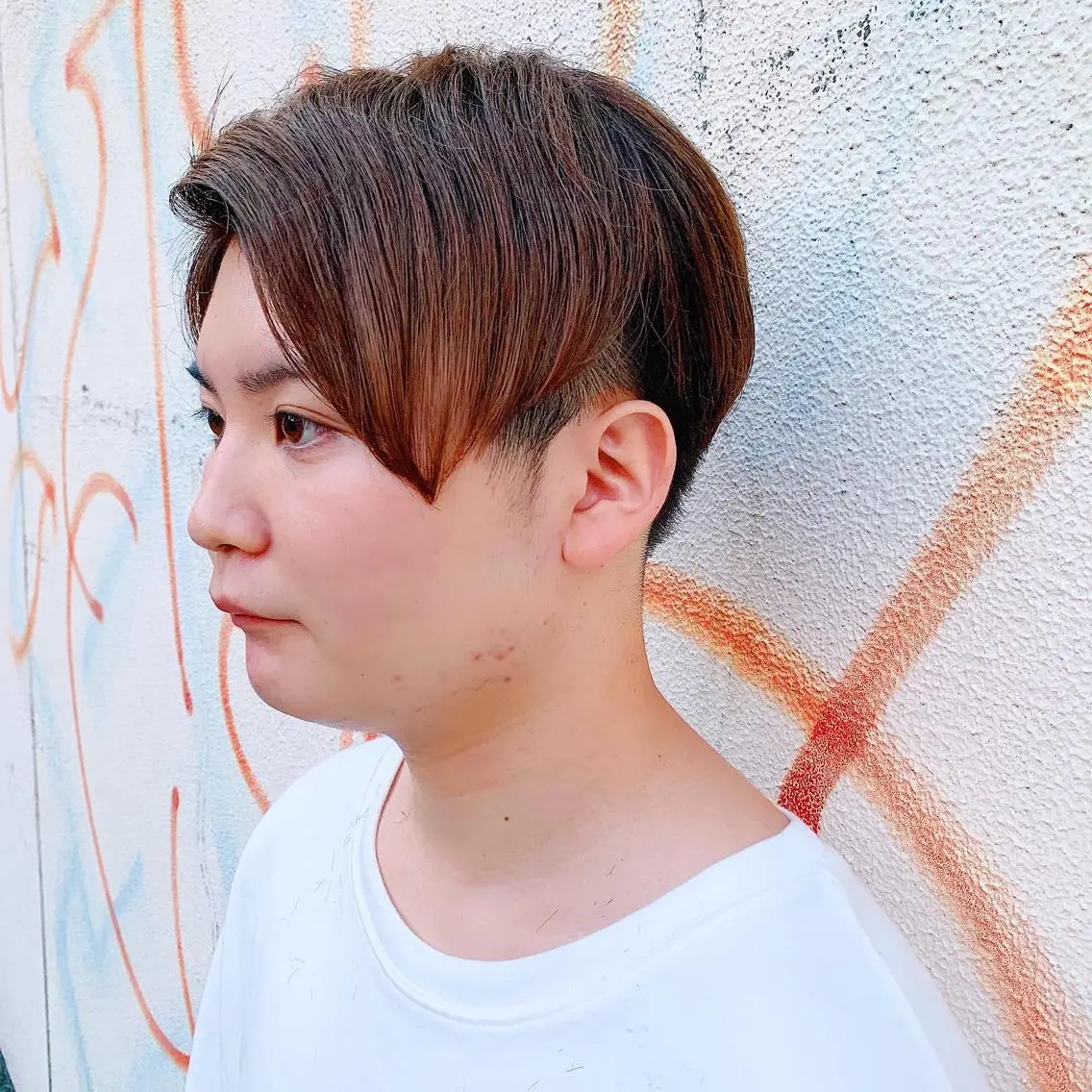 ショート カラー メンズ 中川 竜誠のヘアスタイル