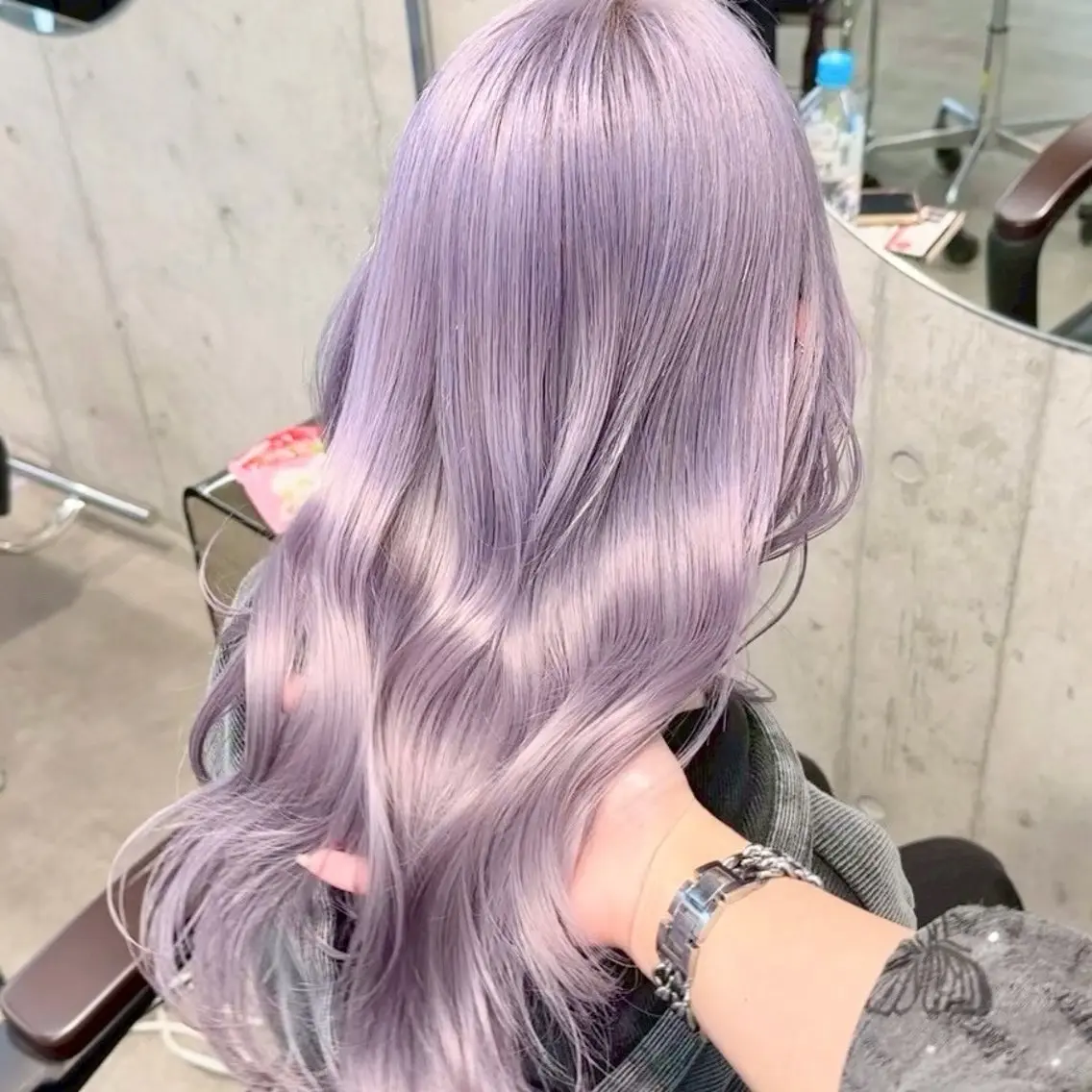 ロング カラー ヘアアレンジ ブリーチ ヘアカラー トリートメント ✨ブリーチカラー× 艶髪SUZU🛼🫧のヘアスタイル