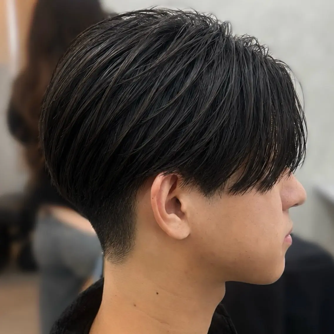 メンズ カット シースルーマッシュ 🍒毛流れ🖤アヤネのヘアスタイル