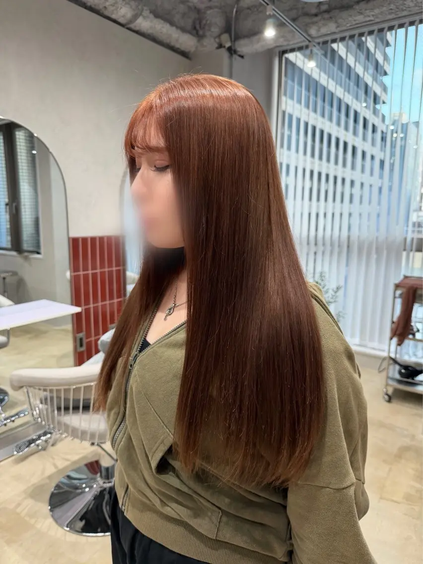 ロング hirano harukaのヘアスタイル
