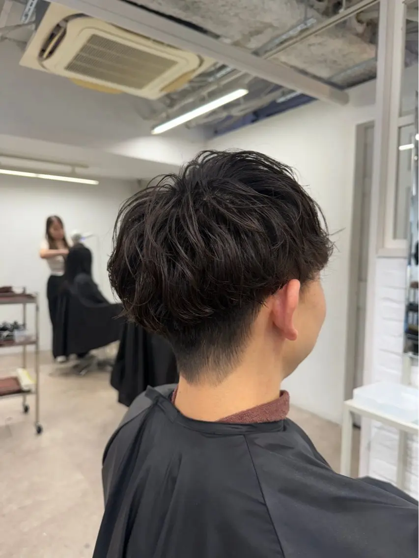 パーマ メンズ メンズパーマ ♡SHURI ボブカット募集♡のヘアスタイル
