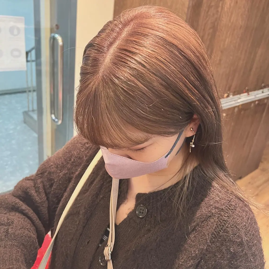 カラー グレージュ ラベンダーカラー ラベンダーグレージュ ラベンダーグレー ヘアカラー トリートメント Topstylist HARUのヘアスタイル