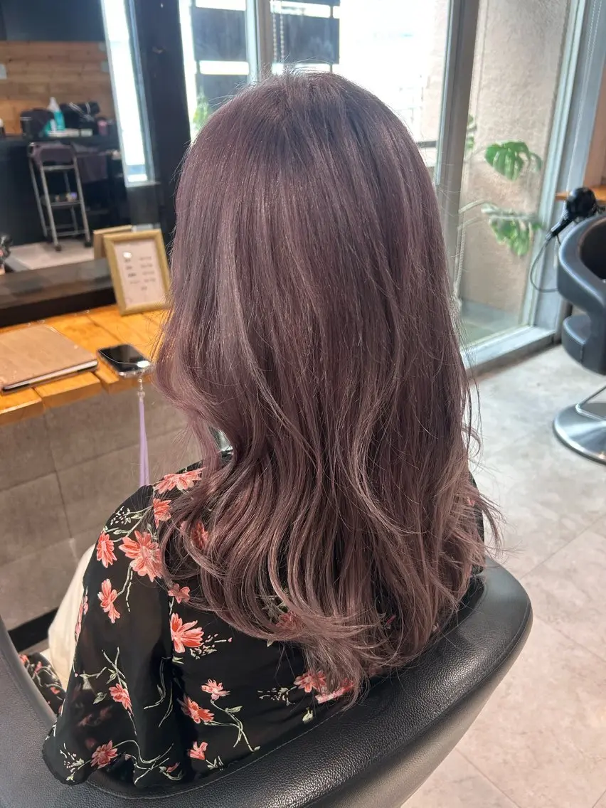ロング カット ヘアカラー トリートメント ヘッドスパ レイヤーStyle 🪽菜々実のヘアスタイル